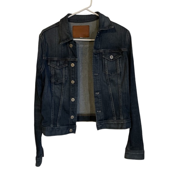 AG Adriano Goldschmied Jean Jacket size small mid wash - Picture 1 of 7